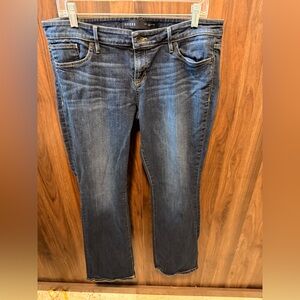 GUESS Dark Blue Boot Cut Jeans, Size 32